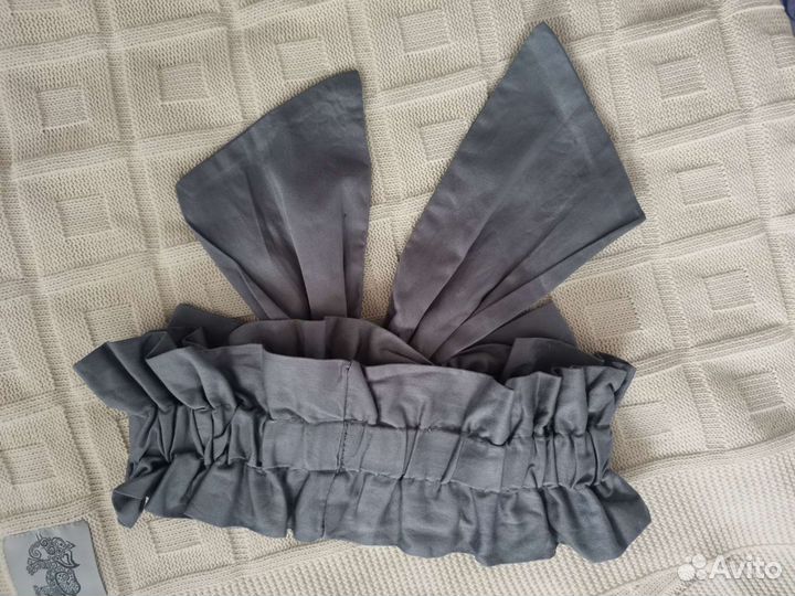 Конверт кружевной с бантом на выписку