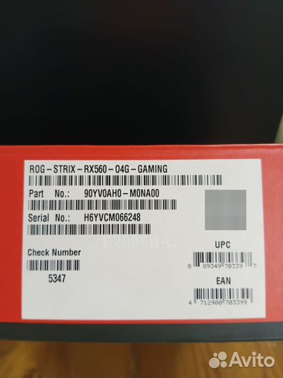 Rog strix rx 560 4g gaming