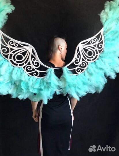 Крылья перо страуса