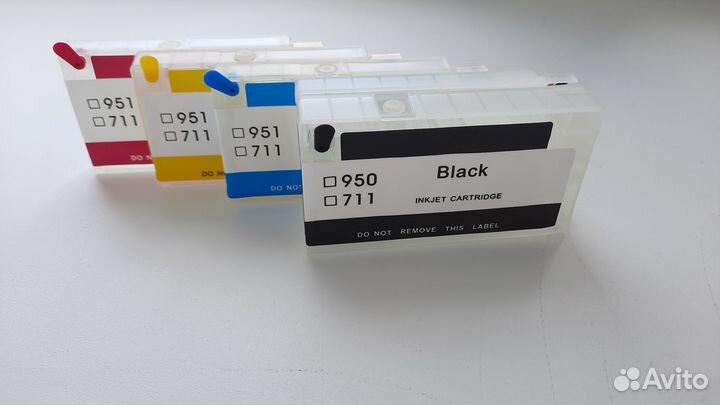 Картриджи заправляемые для HP Designjet