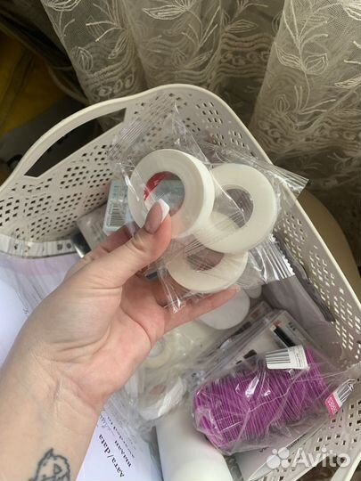 Ресницы,палетки для клея