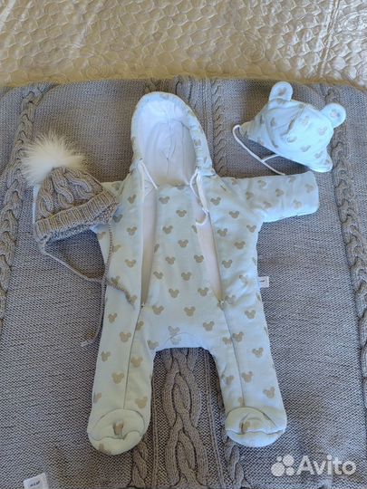 Комплект на выписку зимний/демисезонный мальчику