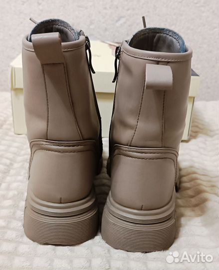 Ботинки зимние кожа/шерсть р.38