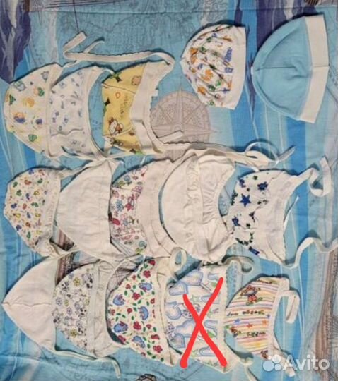 Чепчики, носочки, варежки