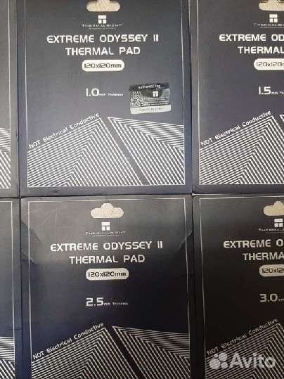 Термопрокладки 12,8-24 Вт/мК, база толщин