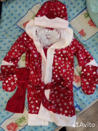 Костюм Дед мороз и снегурочка детский