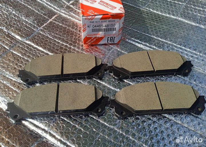 Тормозн колодки перед оригинал Lexus RX 0446548150