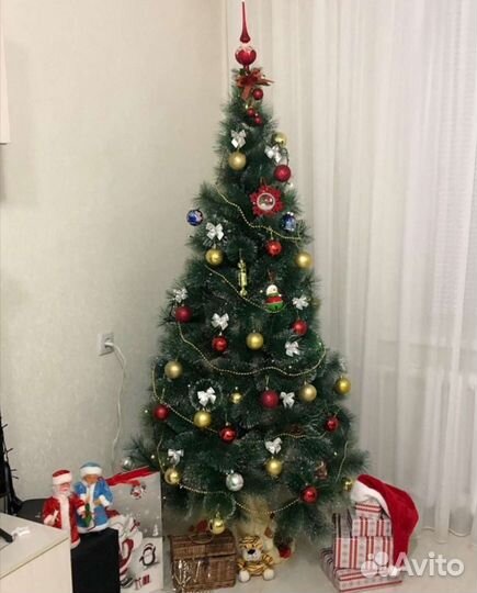 Елка искусственная (сосна) 210 см в наличии