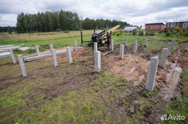 Сваи железобетонные для фундамента