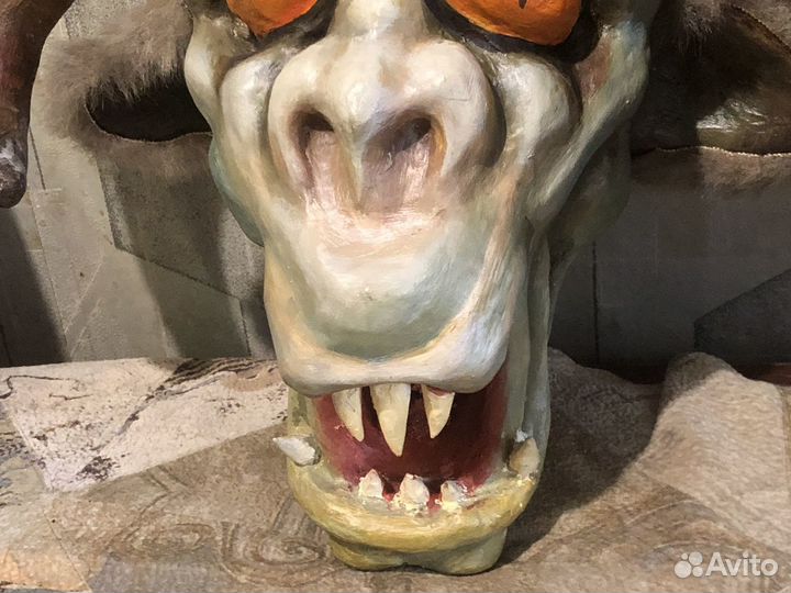 Голова. Дракон. Папье- маше