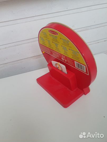 Деревянные часы для обучения времени Melissa&Doug