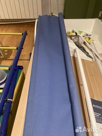 Рулонная штора 200 синяя