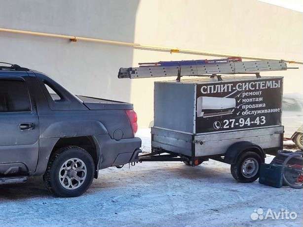 Монтаж установка кондиционеров закладка трассы