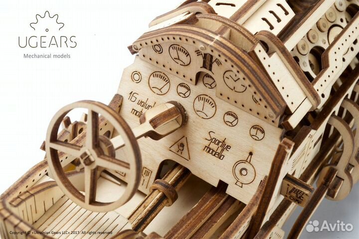 Конструктор UGears Спорткар U-9 Гран-при