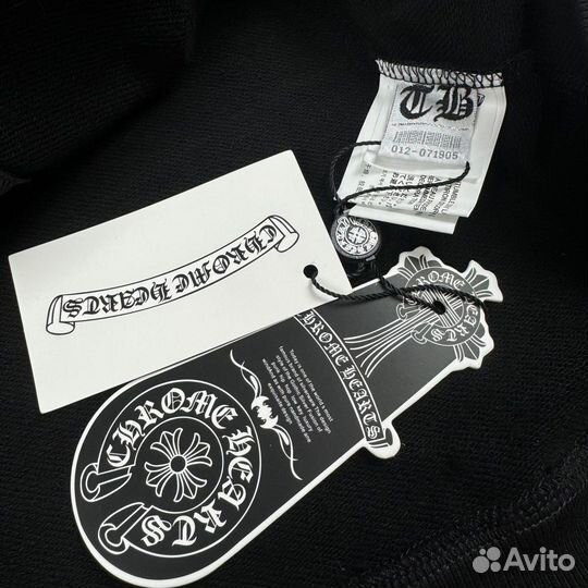 Зип худи Chrome hearts черные