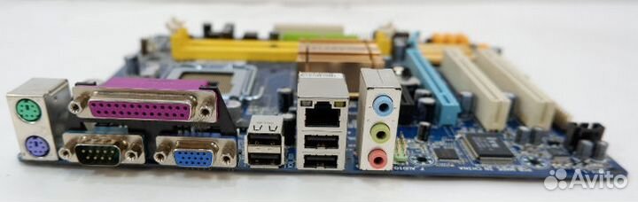 Мат.плата Gigabyte+2ядра Intel E2220+2Гб DDR-II