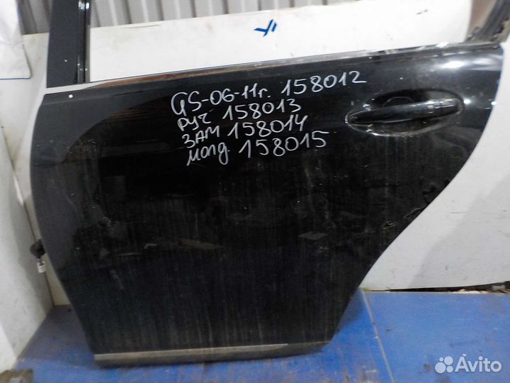 Молдинг двери задний левый Lexus GS