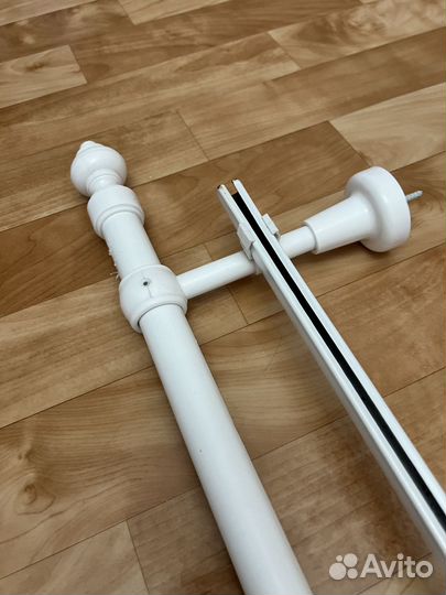 Карнизы для штор двухрядный металлический