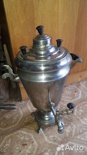 Самовар угольный на дровах старинный СССР Тула