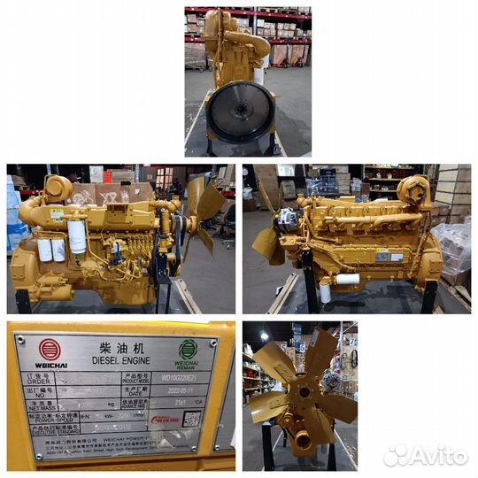 Двигатель в сборе WD10G220E21 WD10G178E25 Weichai