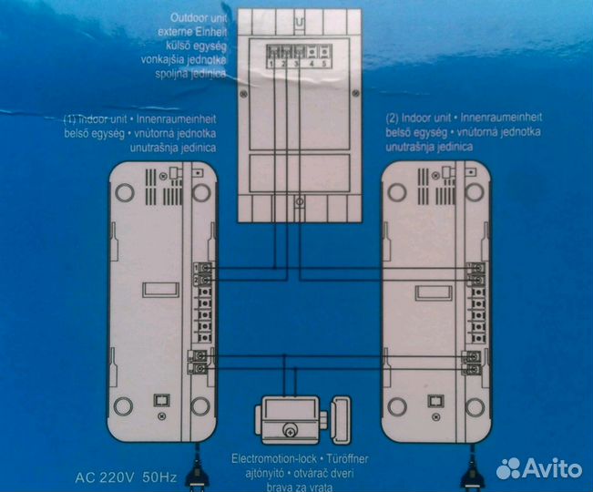 Домофон на 2 абонента
