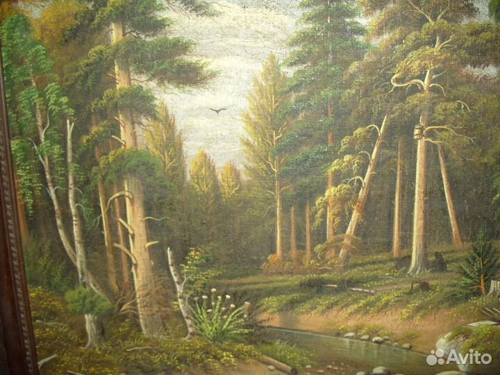 Картина старинная, антикварная