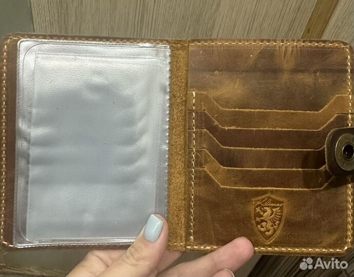 Обложка для автодокументов кожа