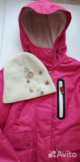 Куртка зимняя для девочки oldos 140 и сапоги 34