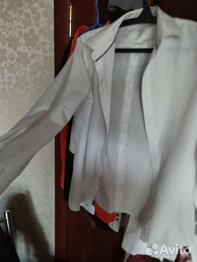 Рубашка белая школьная