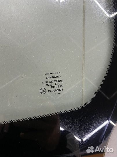 Лобовое стекло на toyota corolla 180