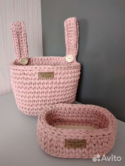 Подвесные корзинки на кроватку