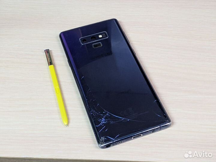 Samsung Galaxy Note 9 Snapdragon USA 128gb Разбит