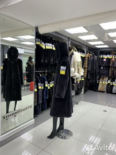 Шуба норковая б/у MS Mouios Furs 60-62р с кап