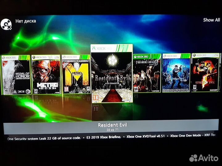 Жесткий диск 500 -1000гб для XBox 360 freeboot