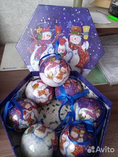 Новогодний набор игрушек