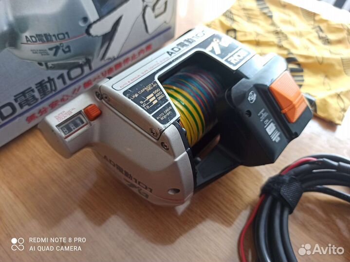 Морская электрокатушка ryobi AD101 pro