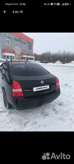 Nissan Primera 2.0 CVT, 2005, 215 000 км