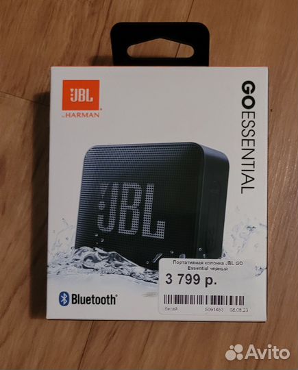 Портативная колонка JBL GO Essential чёрный
