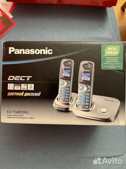 Радиотелефон panasonic kx-tg8012ru