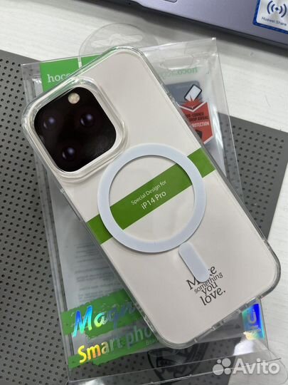 Чехол прозрачный Hoco на iPhone с Magsafe