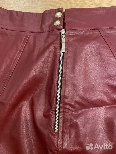 Кожаная юбка