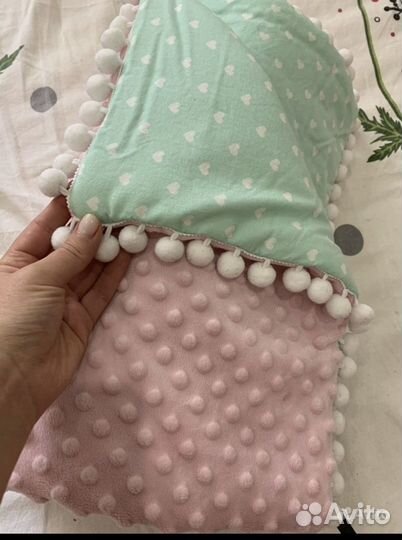 Комплект кокон и одеялко на выписку