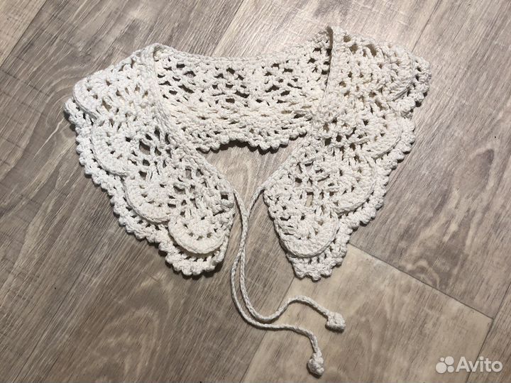 Вязаный воротничок