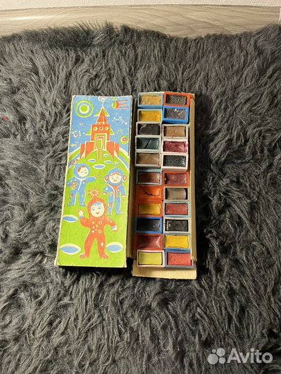 Спутник Краски акварельные П О Ленбытхим