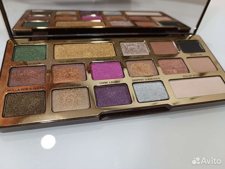 Палитра теней too faced - chocolate