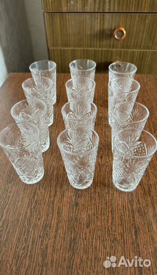 Рюмки хрустальные СССР винтаж