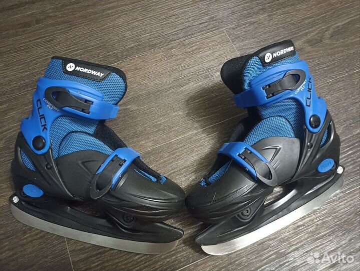 Коньки детские раздвижные р. 30-33