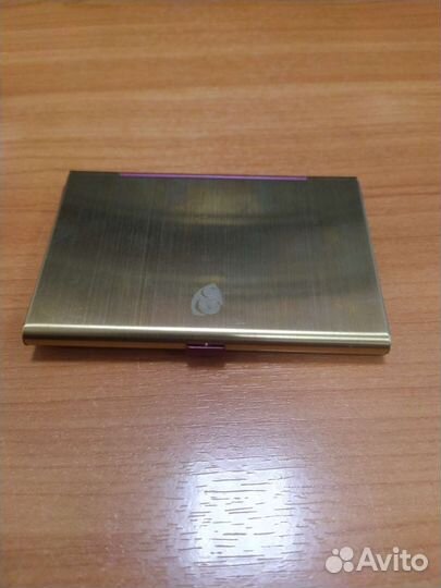 Визитница металлическая