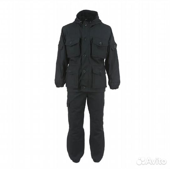 Костюм демисезонный Горка 8 чёрная Rip Stop