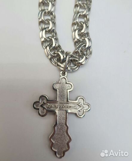 Мужская серебряная цепь 110 гр